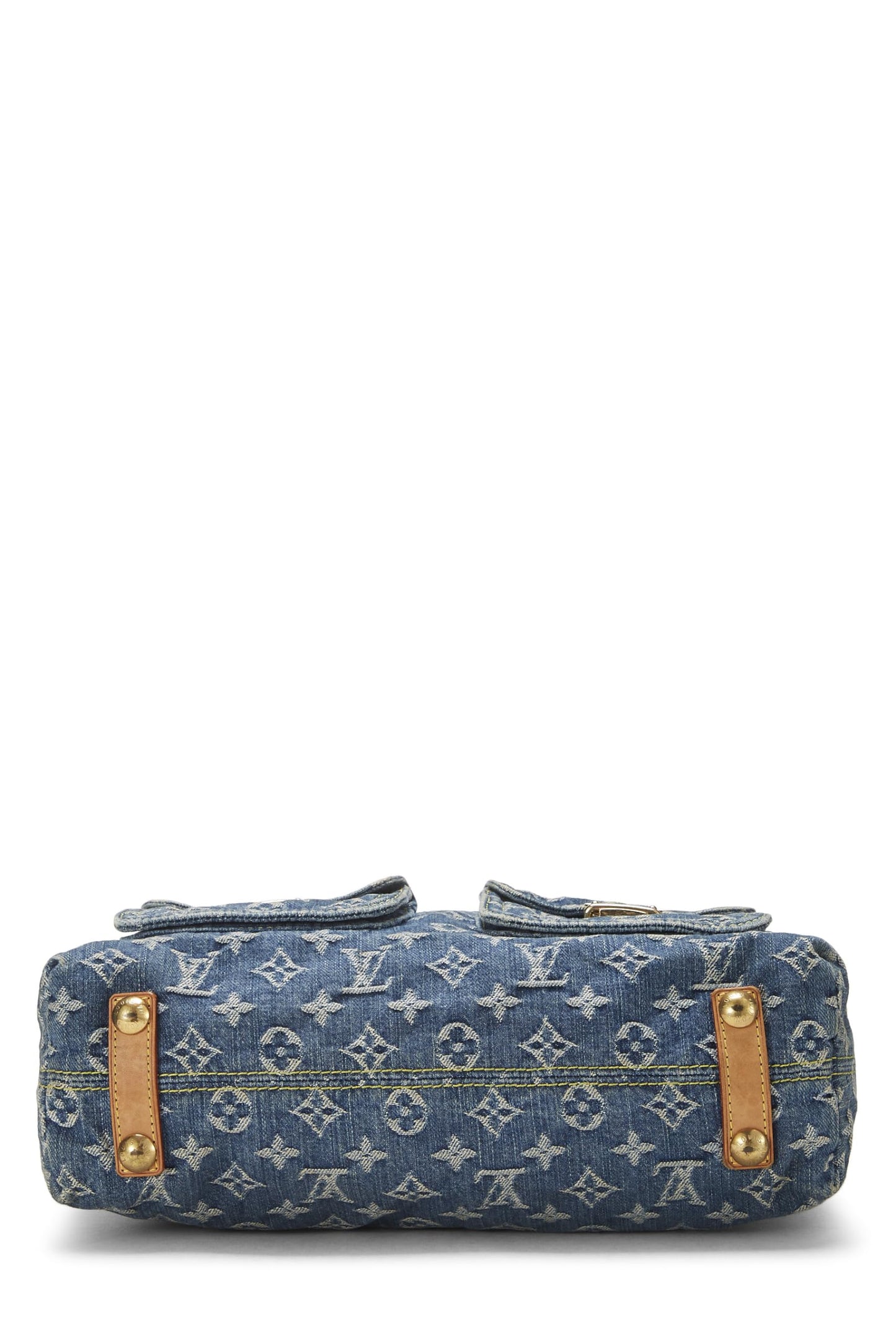 Louis Vuitton, Blue Monogram Denim Baggy GM, Blue