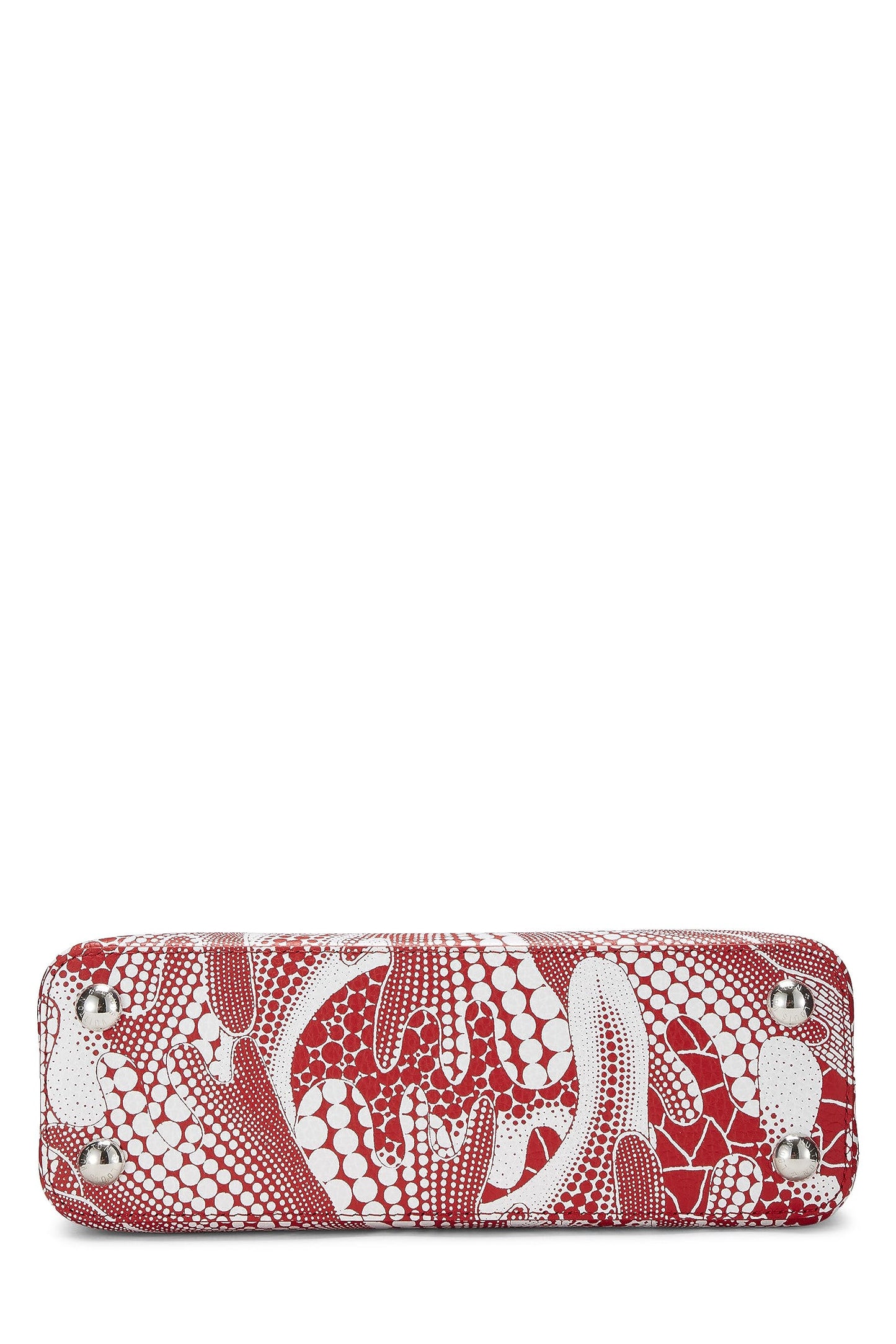 Louis Vuitton, Yayoi Kusama x Louis Vuitton Red & White Dots Infinity Taurillon Capucines BB, Red