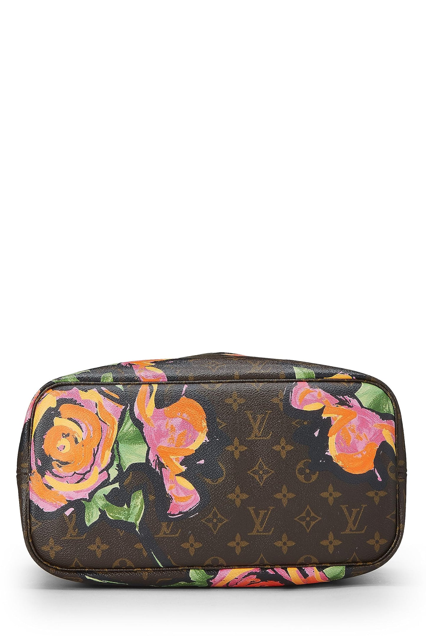 Louis Vuitton, Stephen Spro x Louis Vuitton Monogram Canvas Roses Neverfull MM, Brown