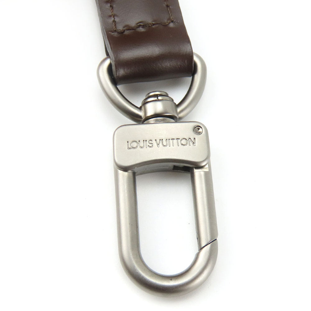 Louis Vuitton strap Leather Brown Shoulder Bag 3