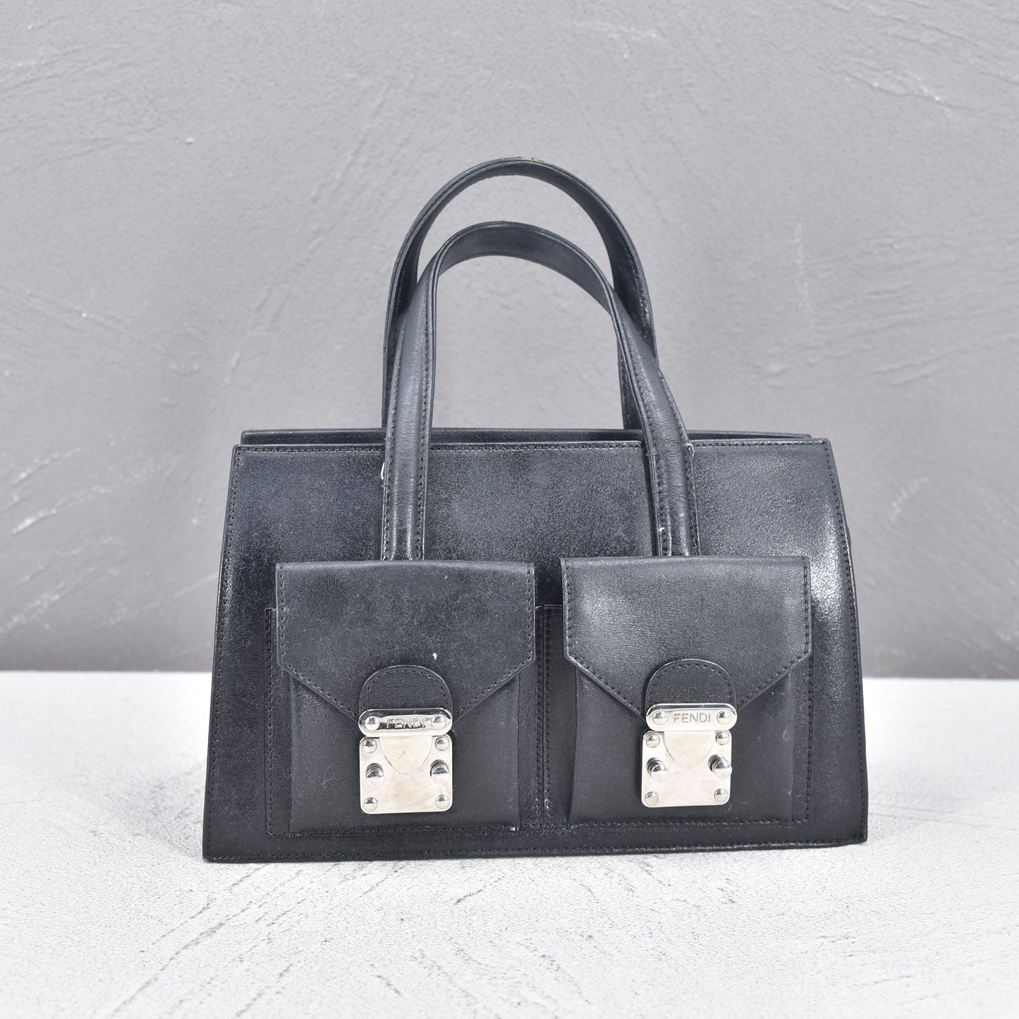 Fendi Handbag Handbag Leather Travel Bag