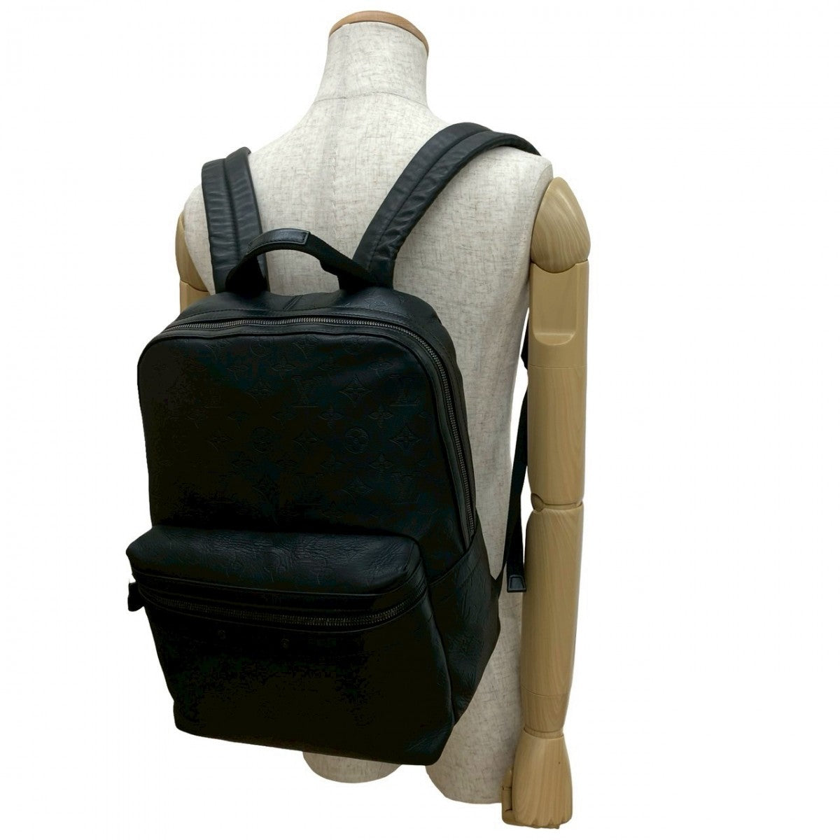 Louis Vuitton Backpack M44727 shadow sprinter backpack Monogram Leather Black