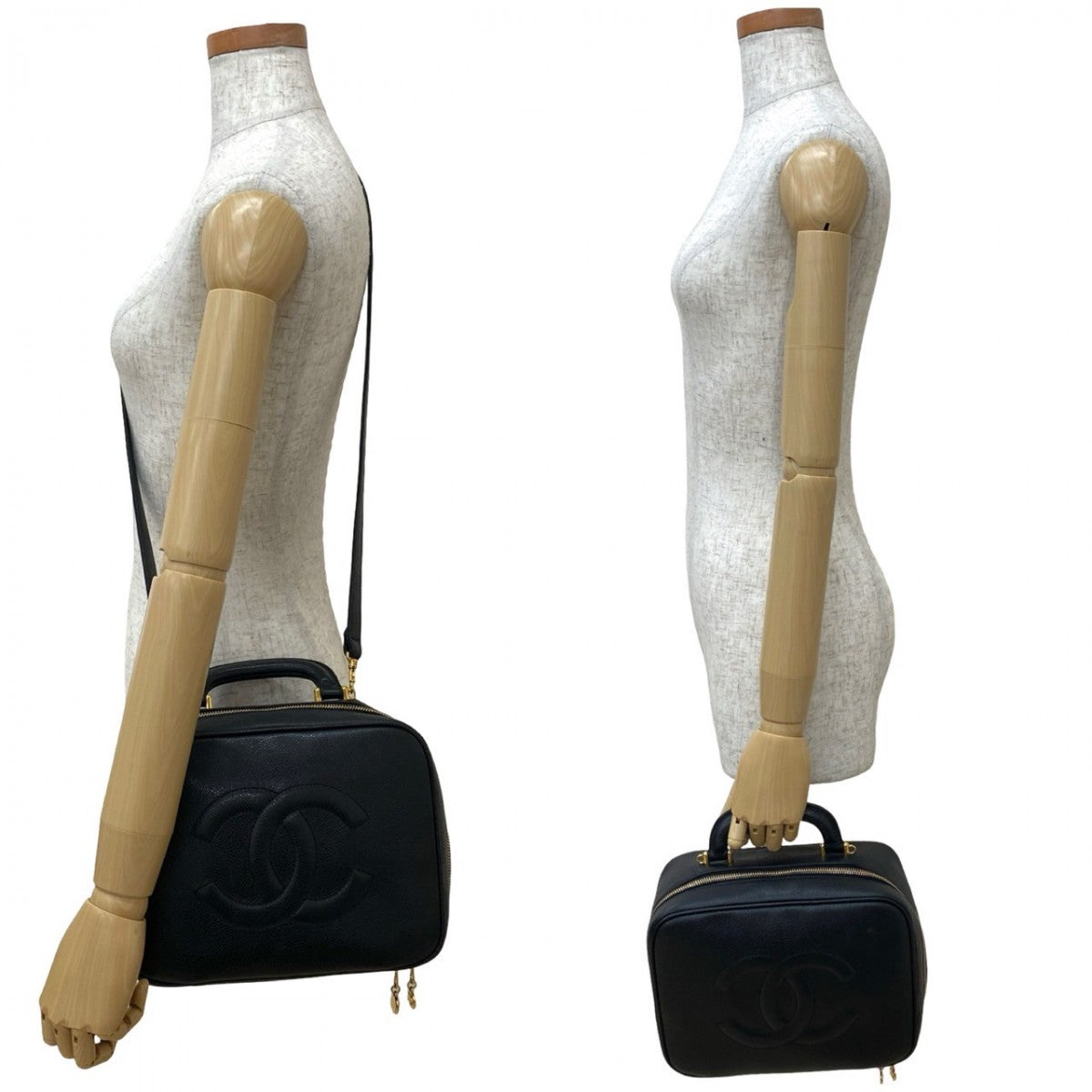 Chanel Matt caviar skin Black Shoulder Bag 826B826