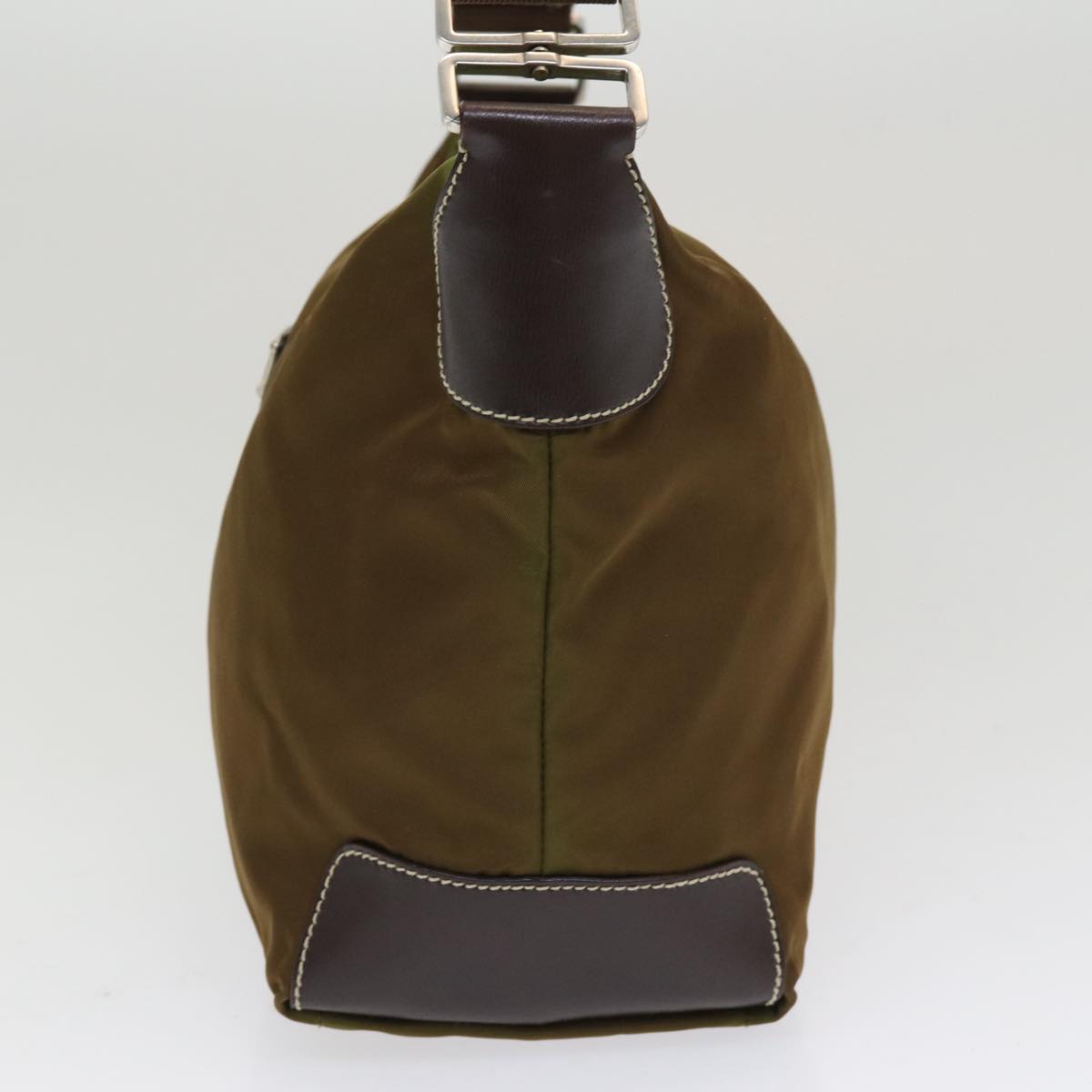 Prada Shoulder Bag Khaki Auth Nylon Khaki Auth 82887