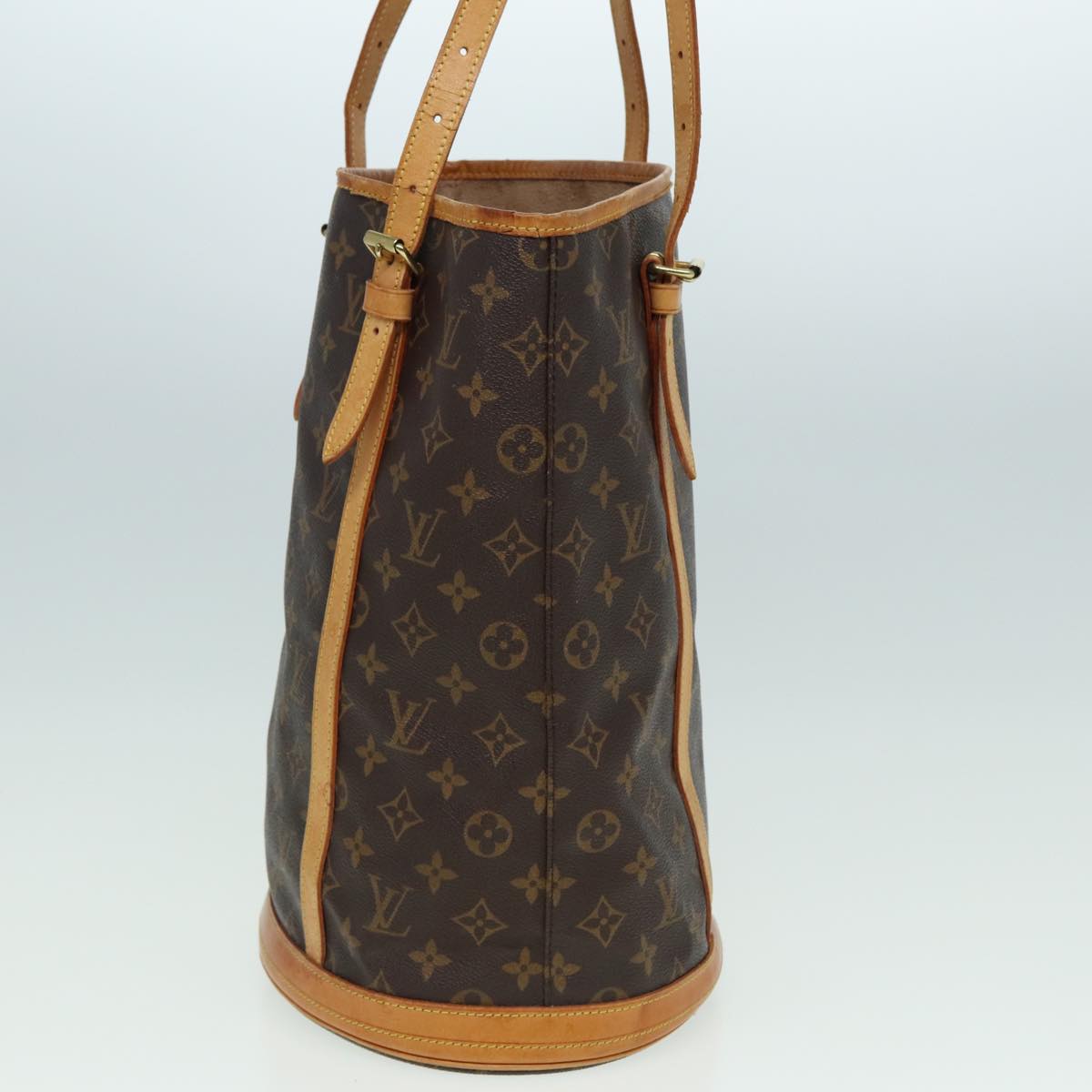 LOUIS VUITTON Monogram Bucket GM Shoulder Bag M42236 LV Auth 82972