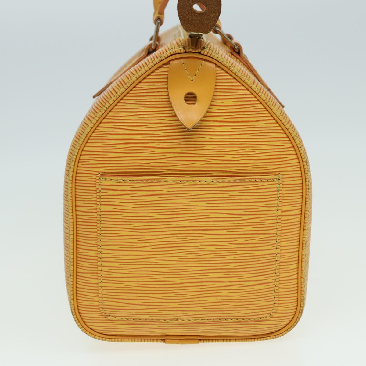 LOUIS VUITTON Epi Speedy 25 Hand Bag Tassili Yellow M43019 LV Auth 83025