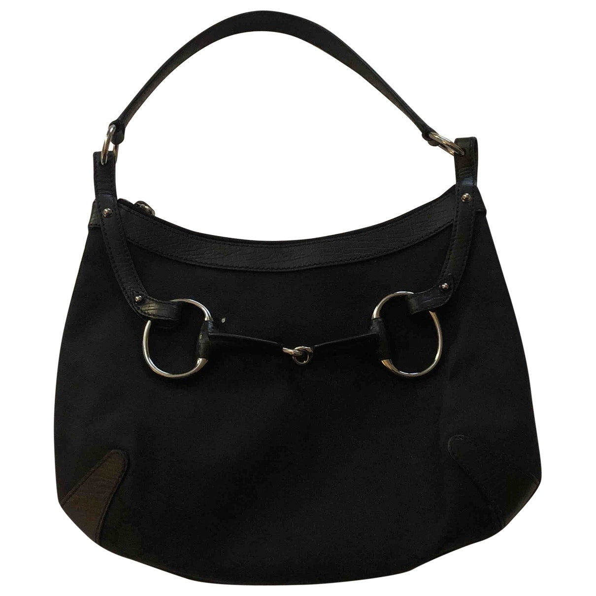 Gucci black cloth handbag