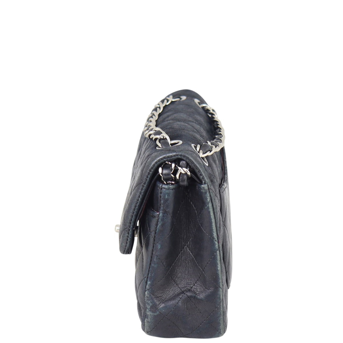 Chanel Classic Double SHW Handbag Black Small