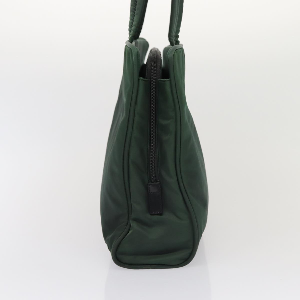 Prada Tote Bag Auth Nylon Green