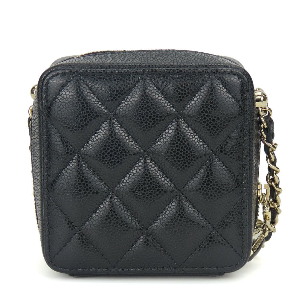 Chanel Black Leather Shoulder Bag