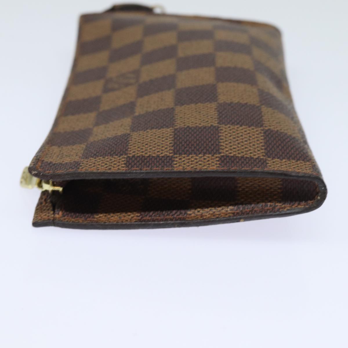 LOUIS VUITTON Damier Ebene Marais Pouch LV Auth 84130