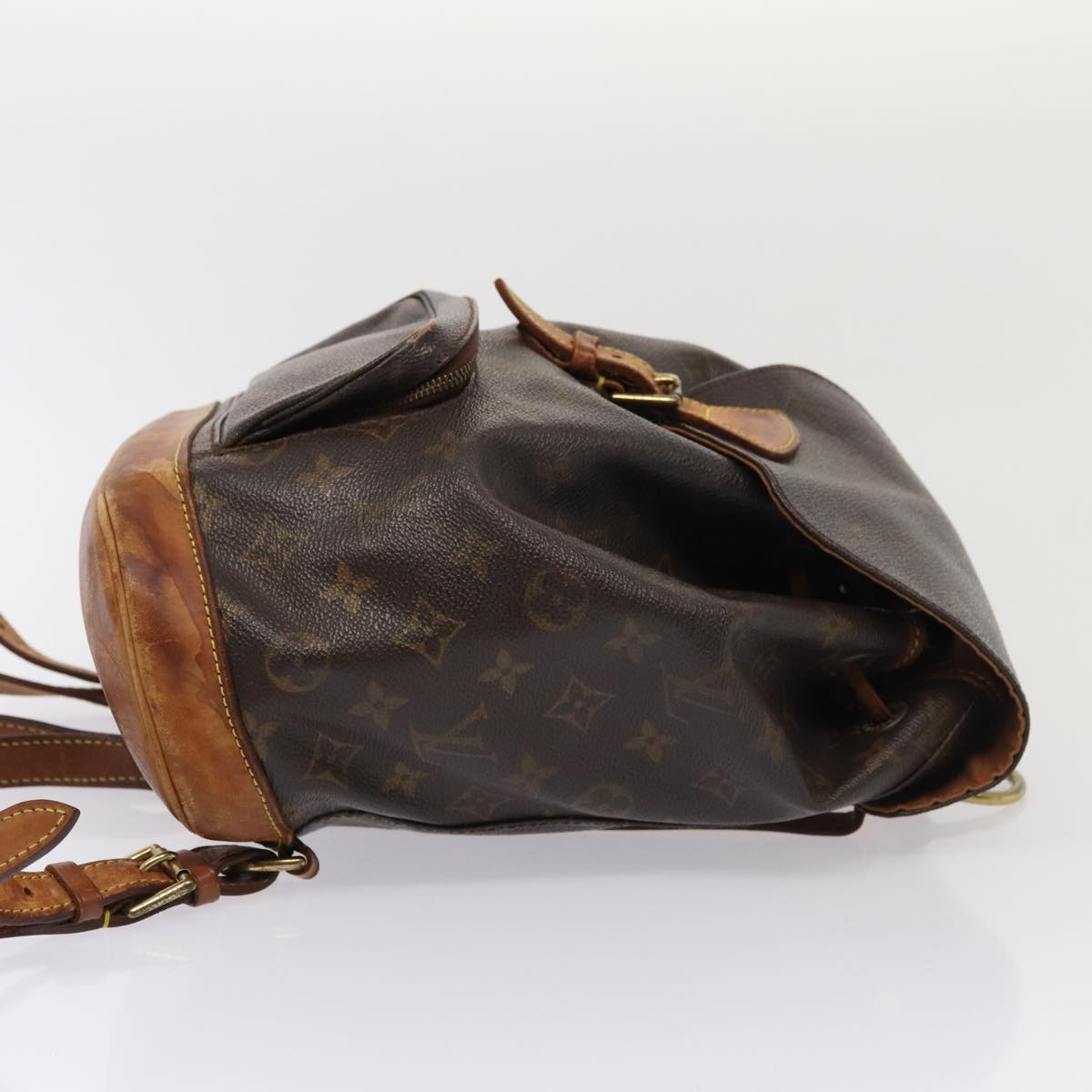 LOUIS VUITTON Monogram Montsouris MM Backpack M51136 LV Auth 84279