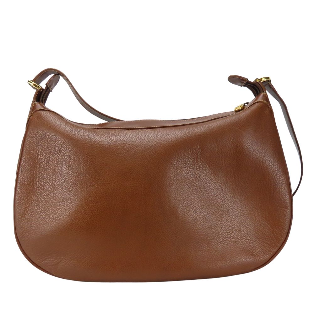 Gucci 001.104 Leather Brown Shoulder Bag