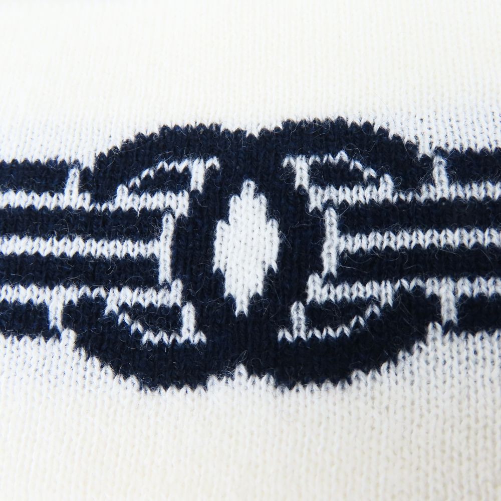 Chanel Knit cap cashmere White Hat