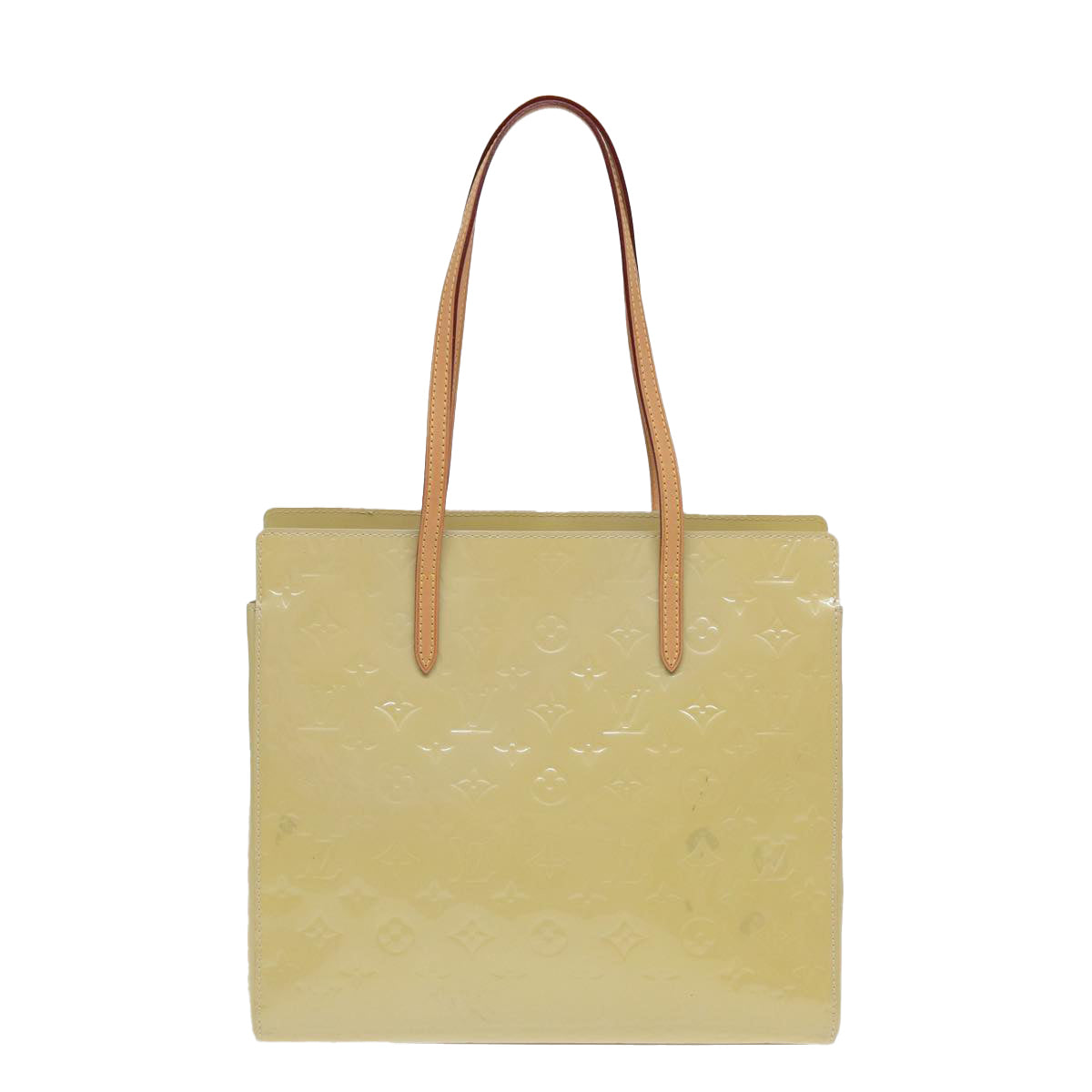 LOUIS VUITTON Monogram Vernis Katarina EW Tote Bag Broncorail M90010 Auth 84389