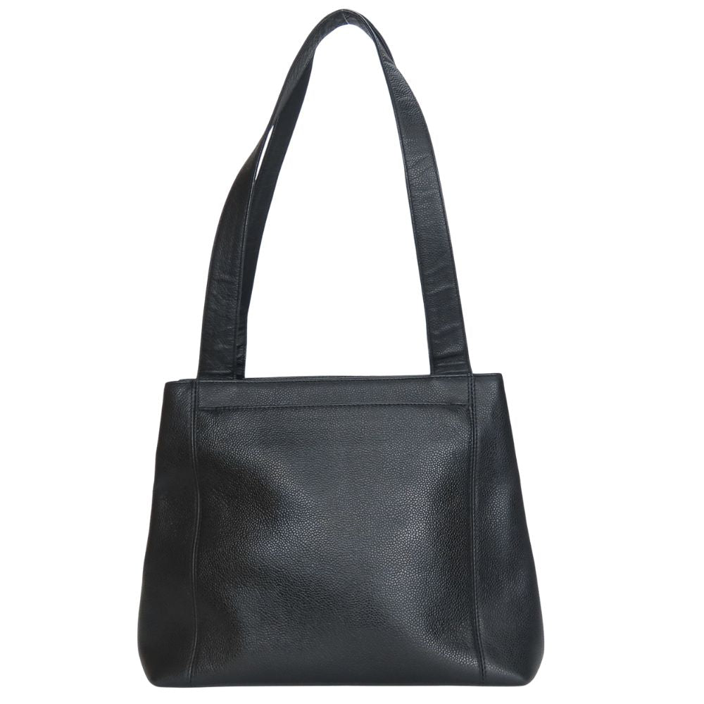 Chanel Caviar skin Black Tote Bag 5