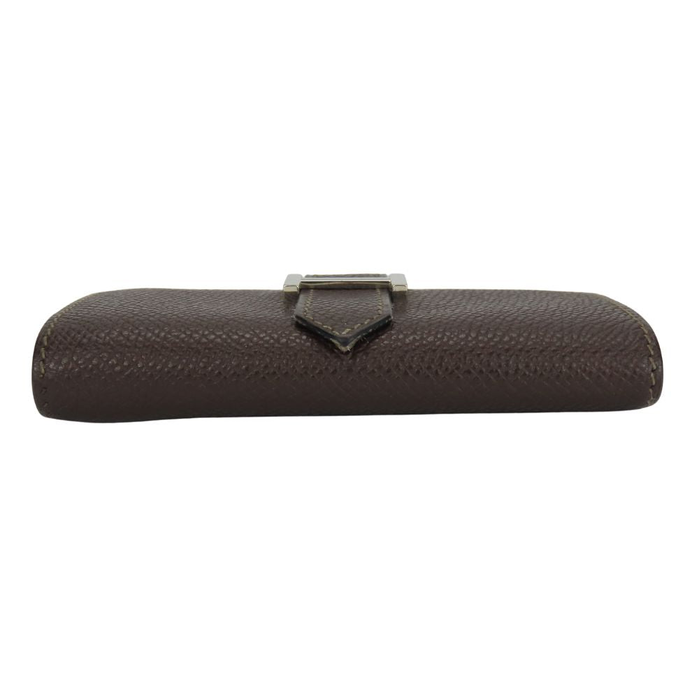 Key Case Key Holder Epsom Dark Bean Brown Travel Bag