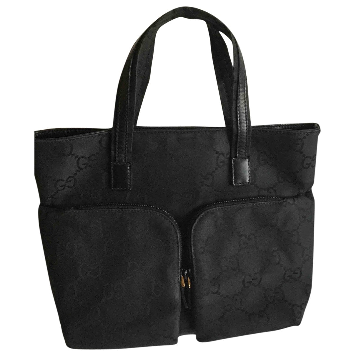 Gucci black cloth handbag