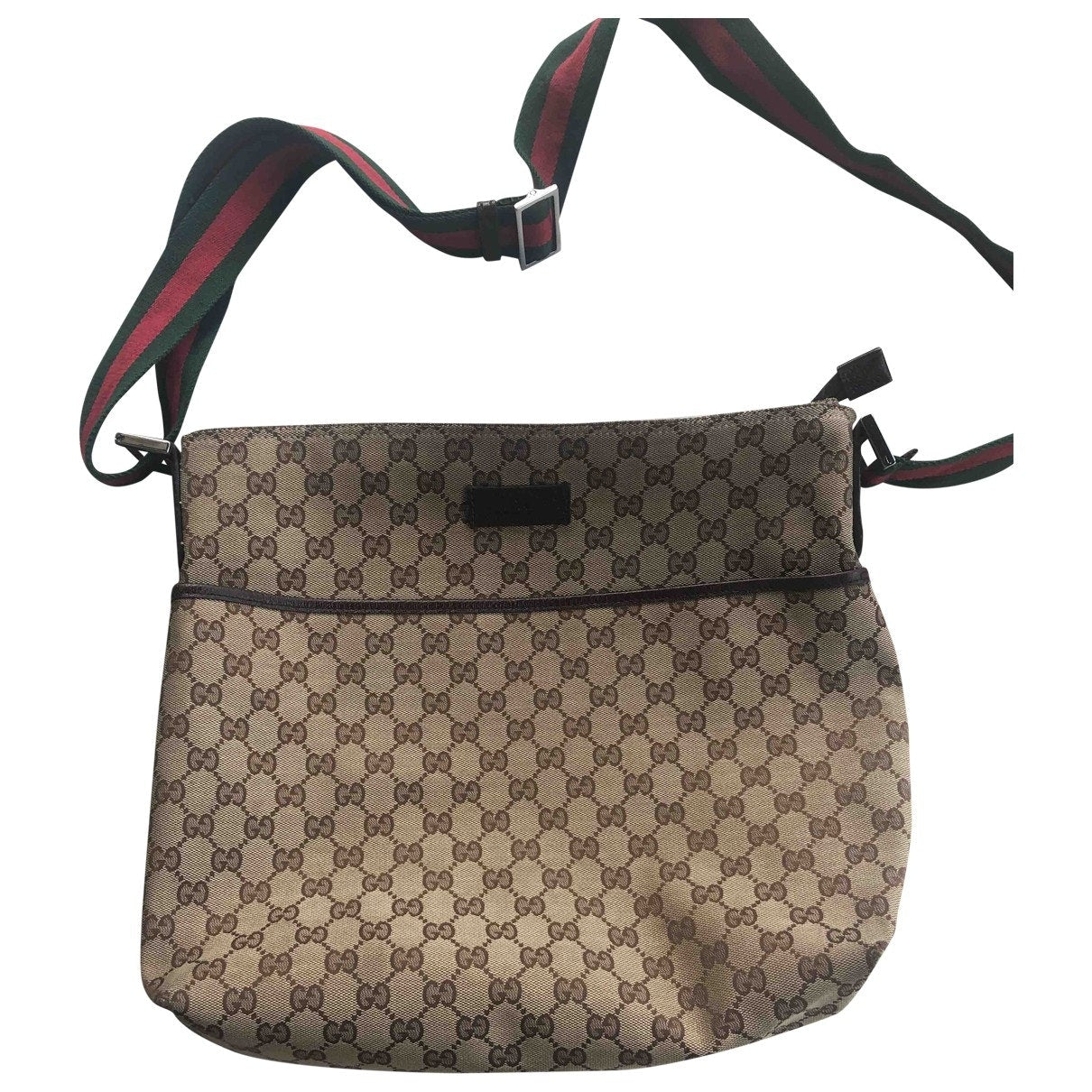 Gucci beige cloth handbag