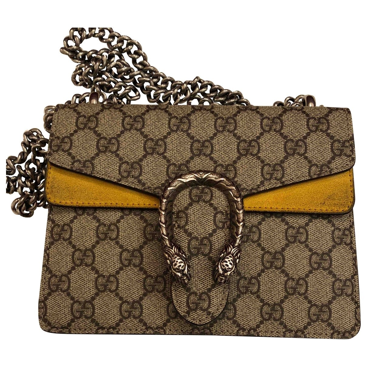 Gucci dionysus beige cloth handbag