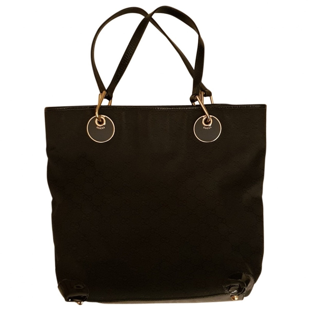 Gucci black cloth handbag