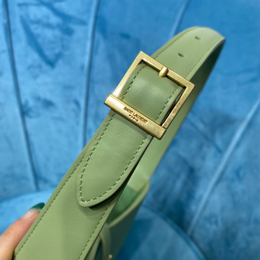 YSL Saint Laurent YSL Top Quality Le Hobo Bag In Green Shoulder Bag 6572282R20W3316 1642