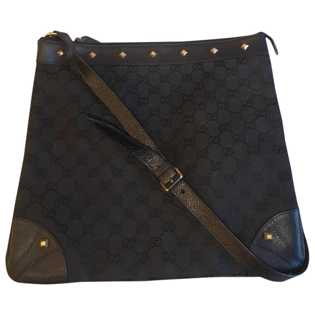 Gucci black cloth handbag