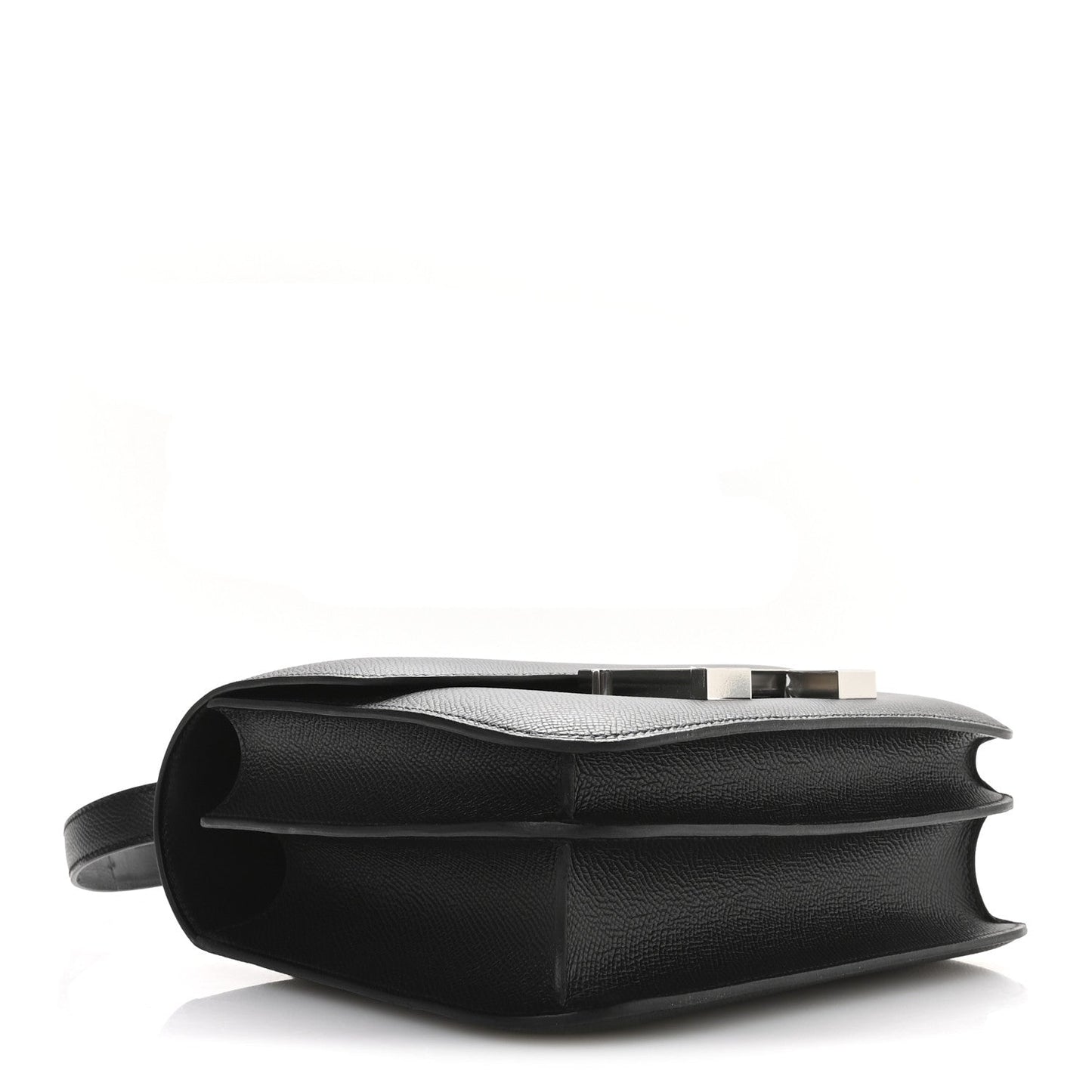 Hermes Epsom Constance Handbag Black Travel Bag 24 Black 1764173