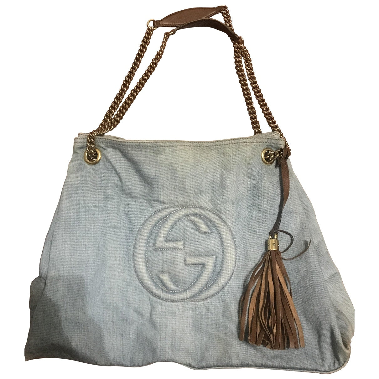 Gucci soho blue denim - jeans handbag