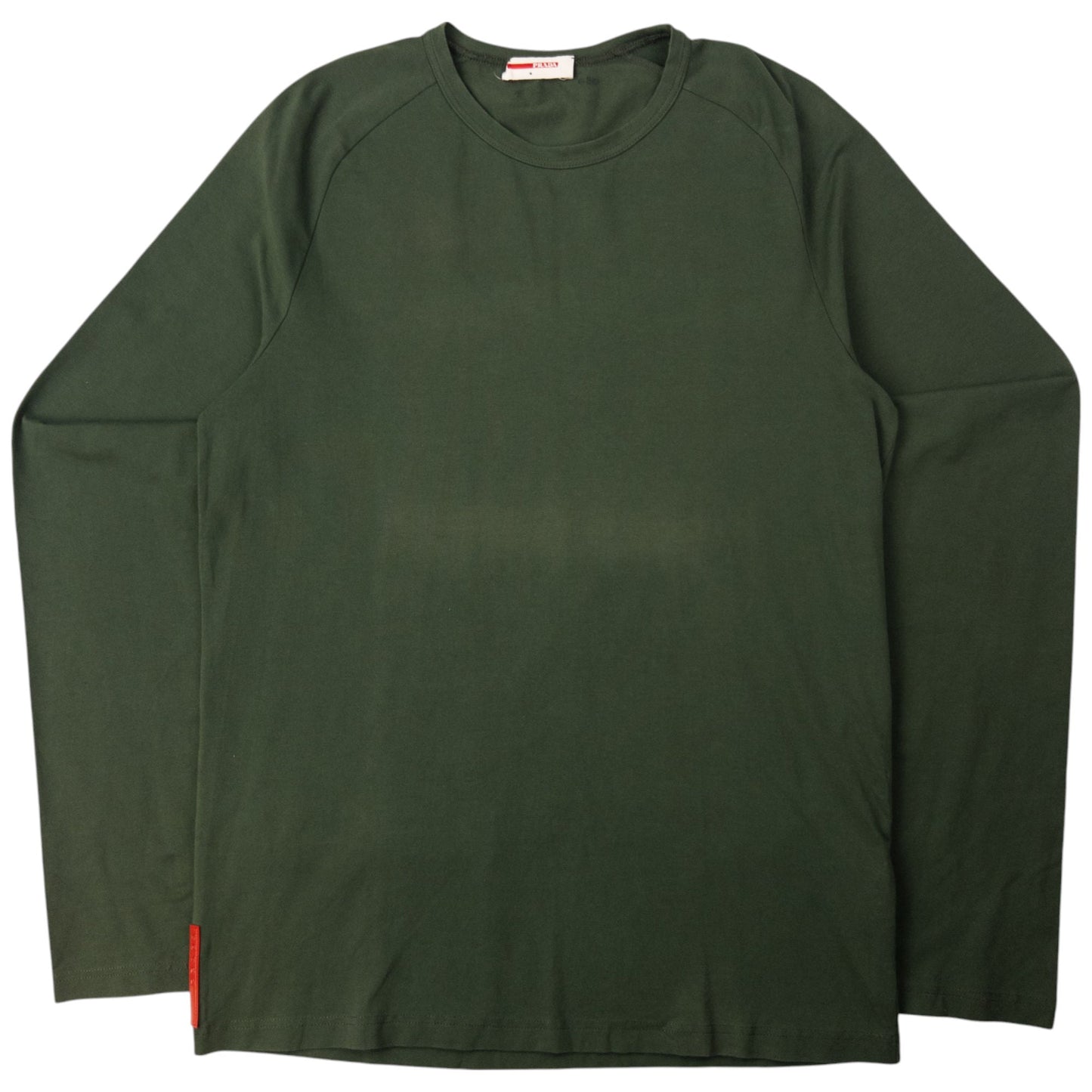 Prada Handbag Sport Long Sleeve T Shirt Green