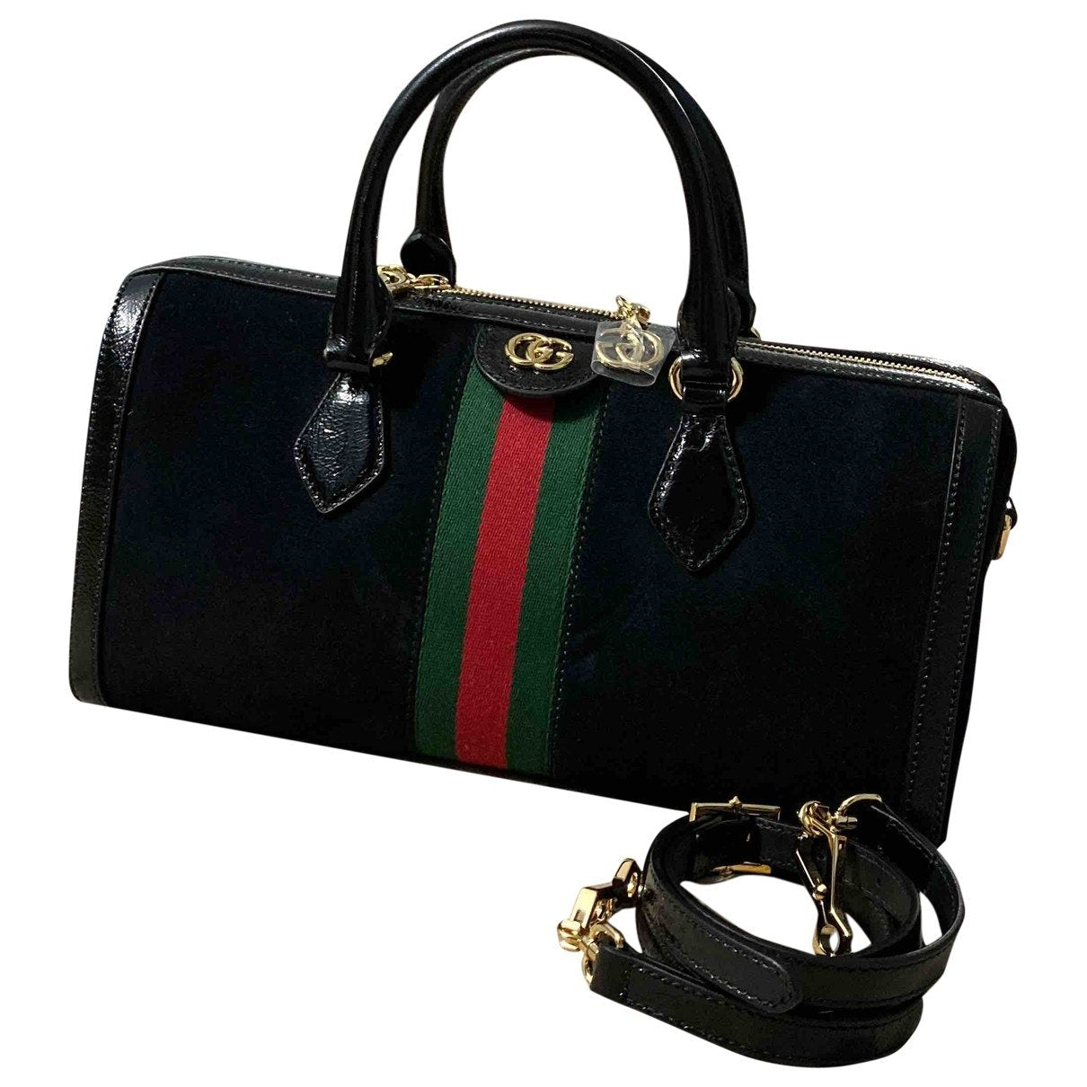 Gucci ophidia suede handbag
