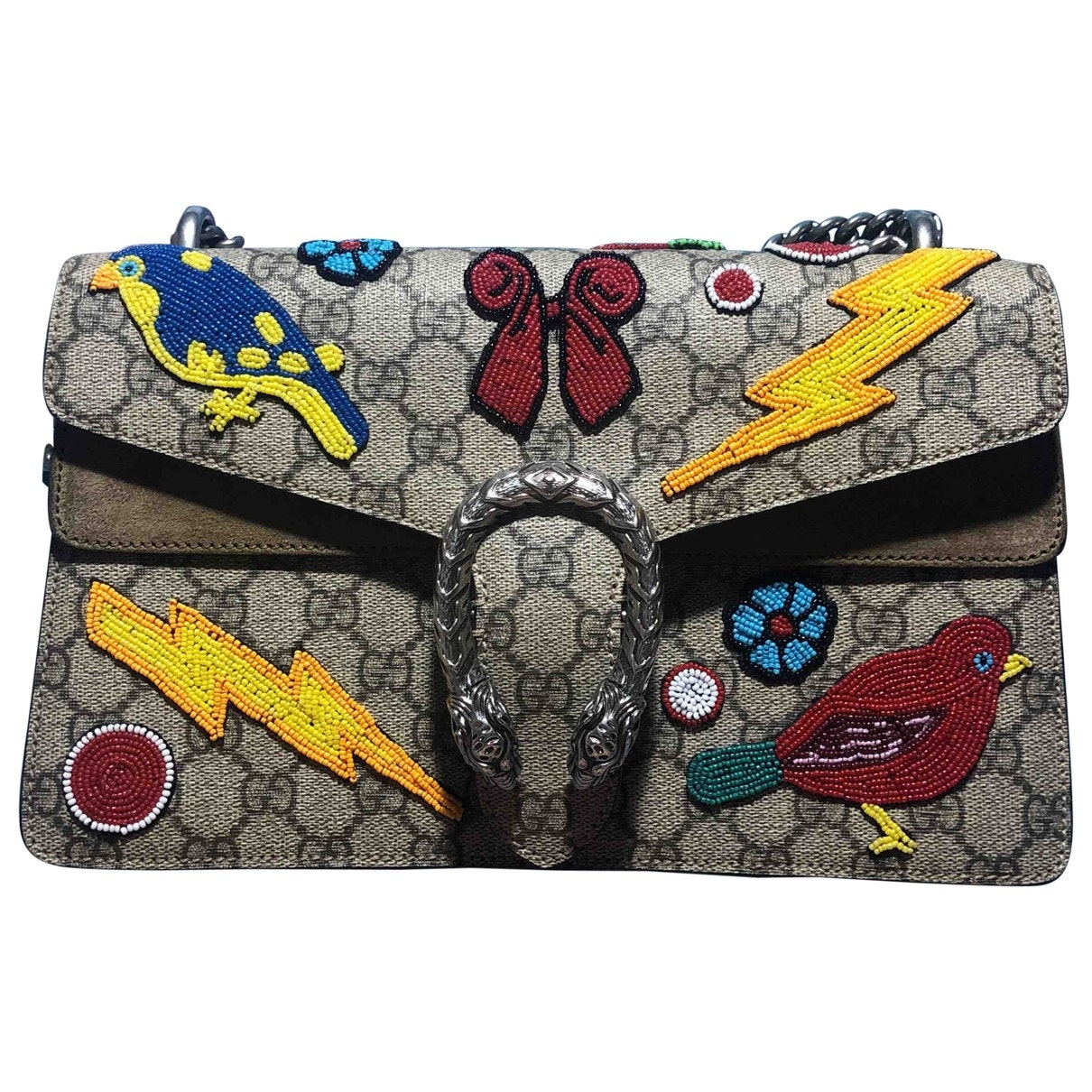 Gucci dionysus brown cloth handbag