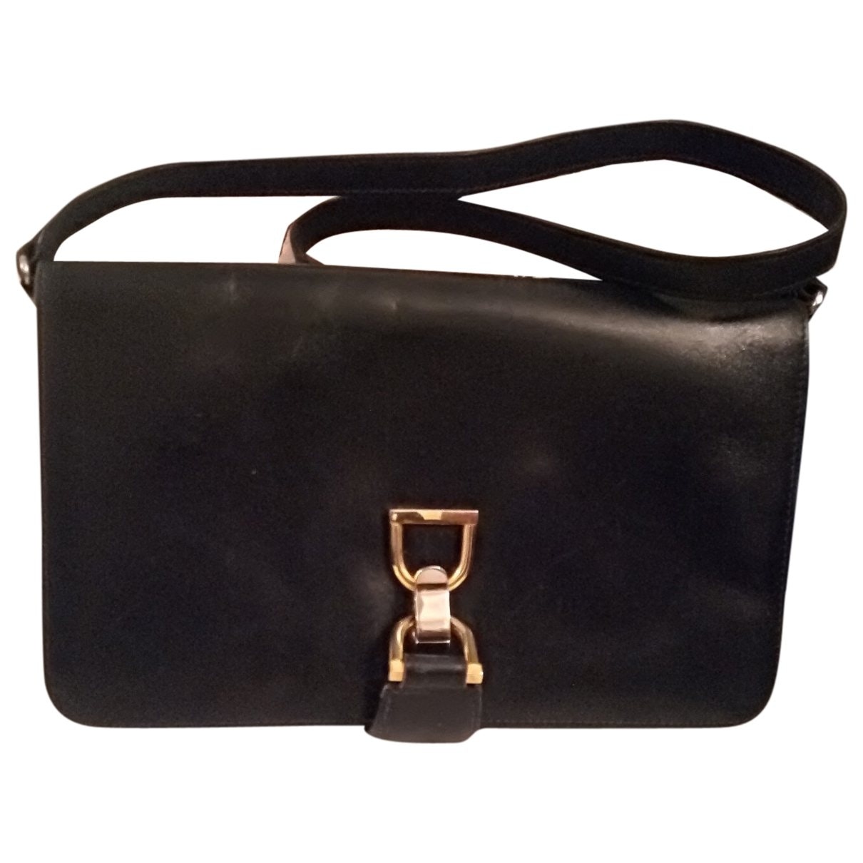 Gucci 1973 blue leather handbag