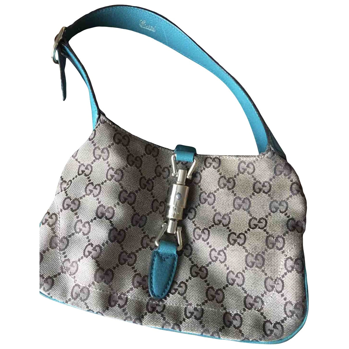 Gucci jackie beige cloth handbag