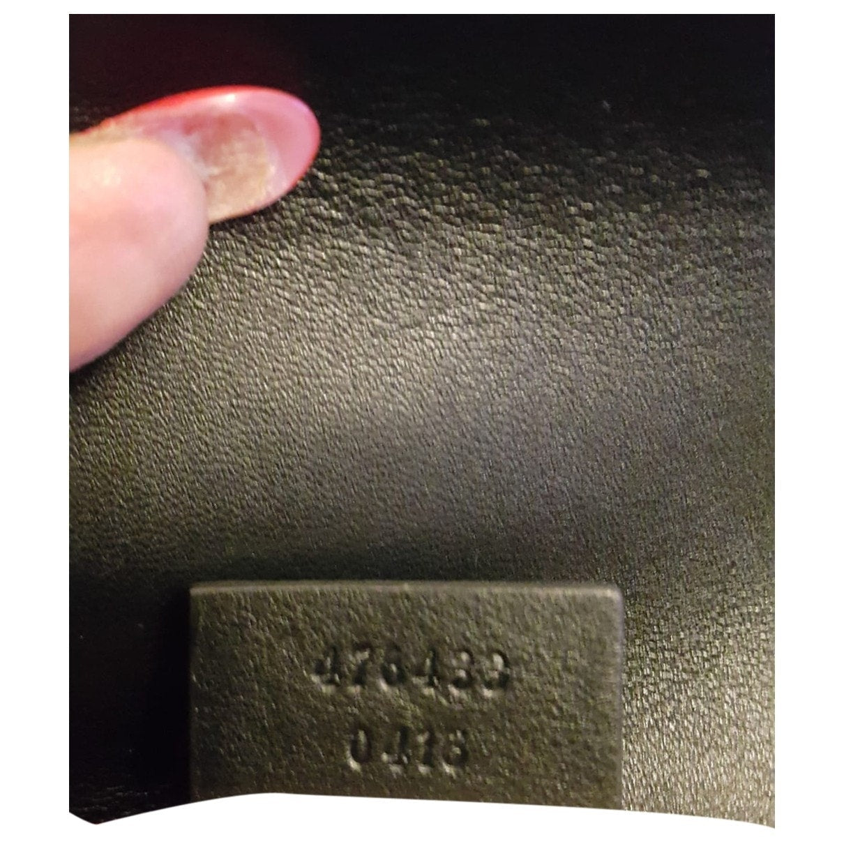 Gucci marmont black leather handbag