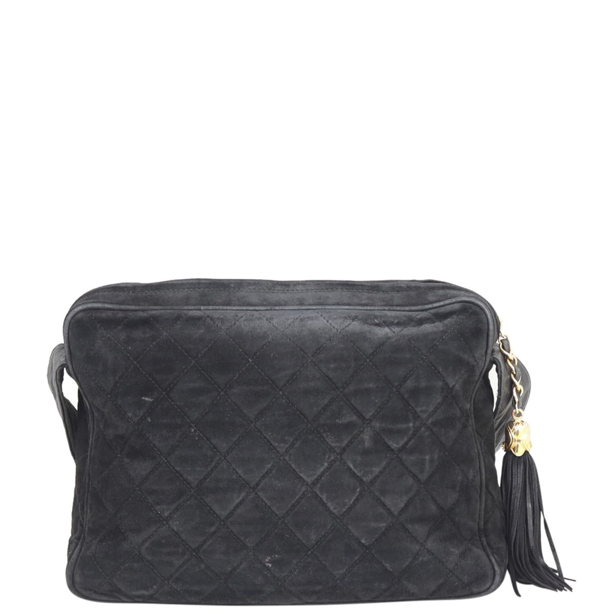 Chanel CC Camera Bag Suede Handbag