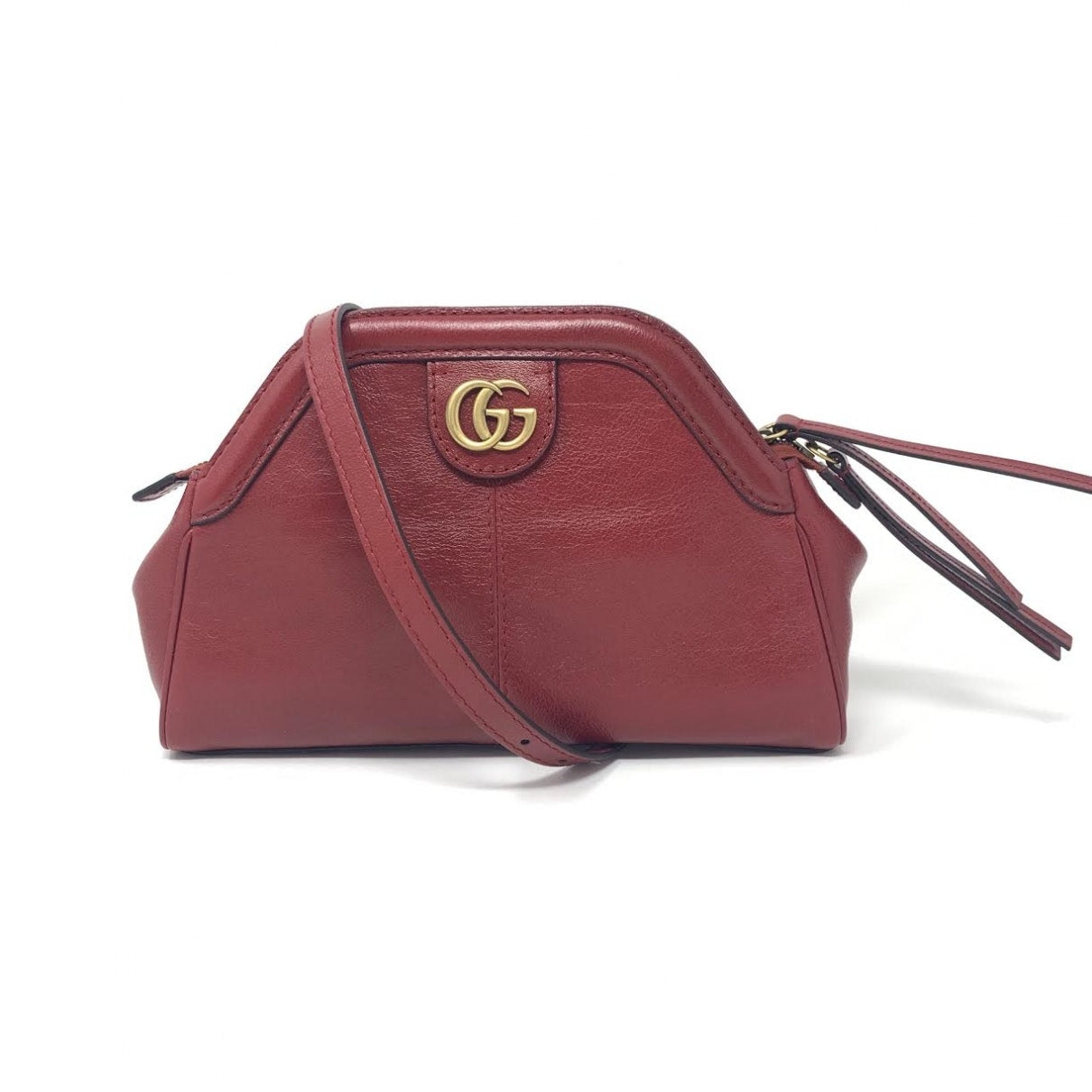 Gucci re(belle) red leather handbag