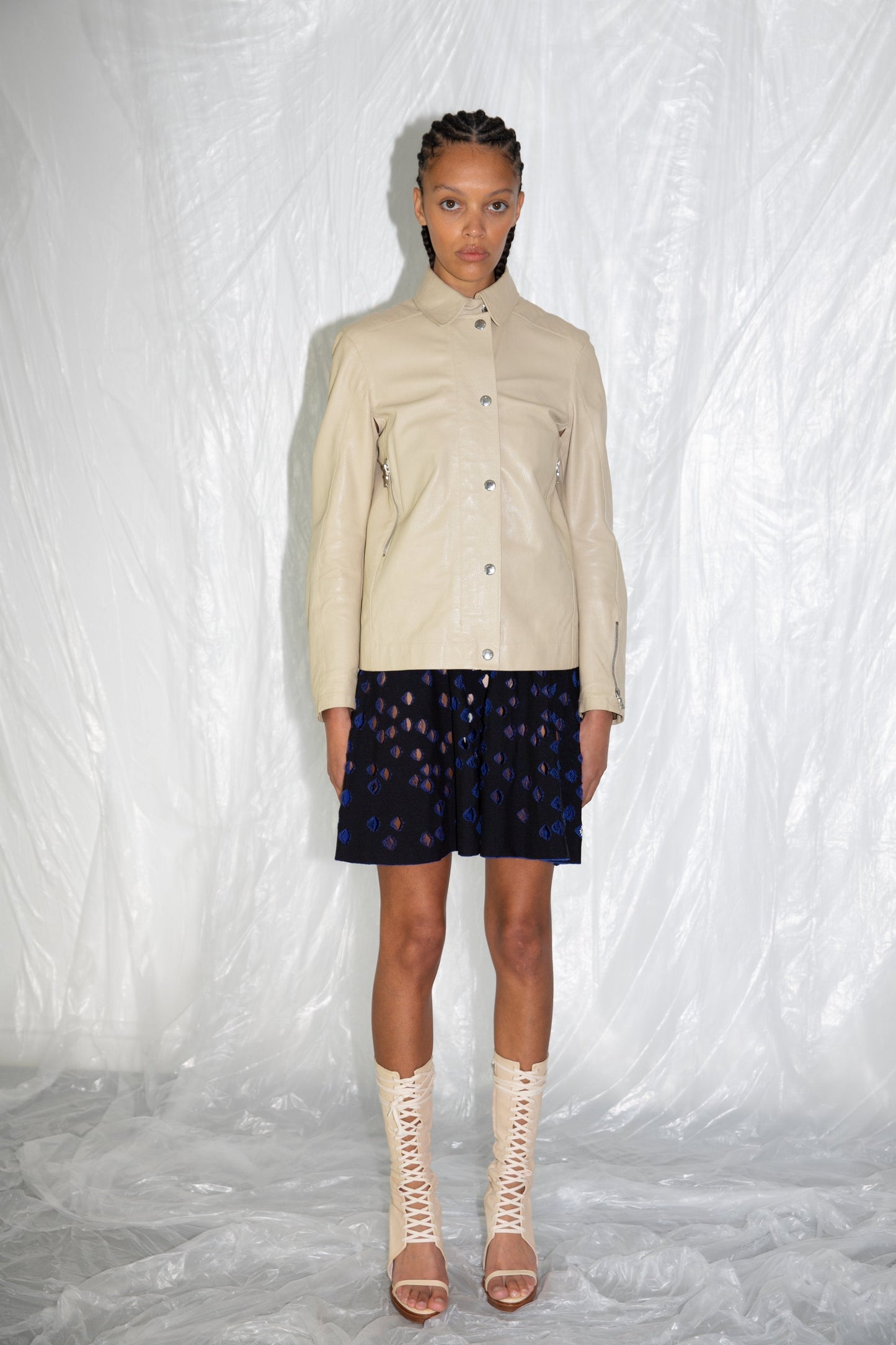 Prada Handbag Jacket Leather