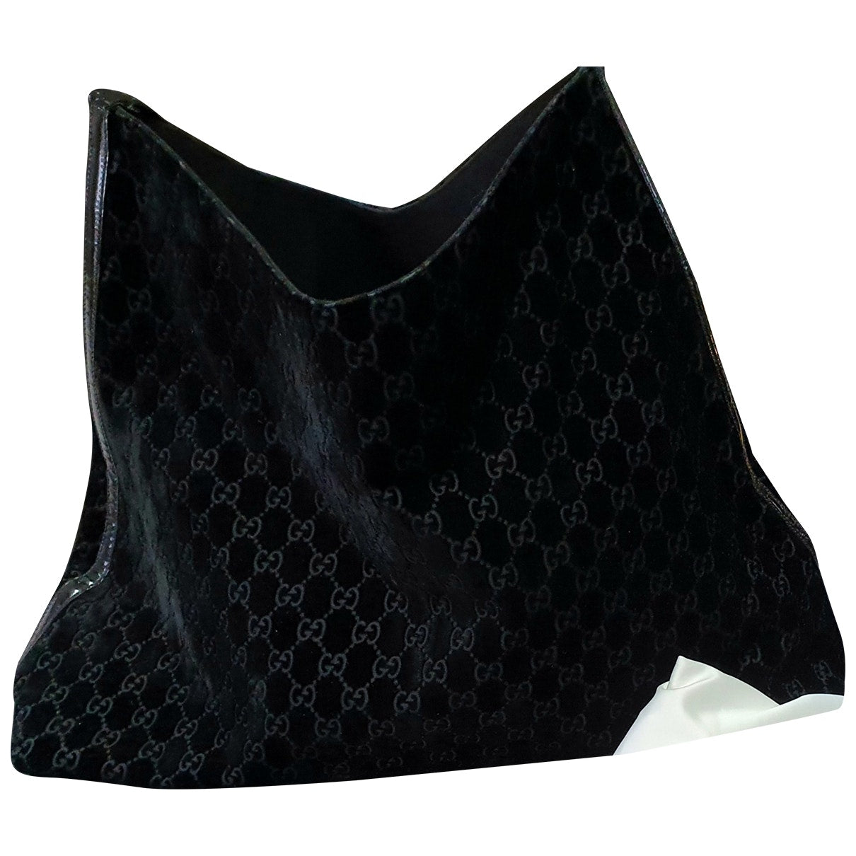Gucci Black Velvet Handbag