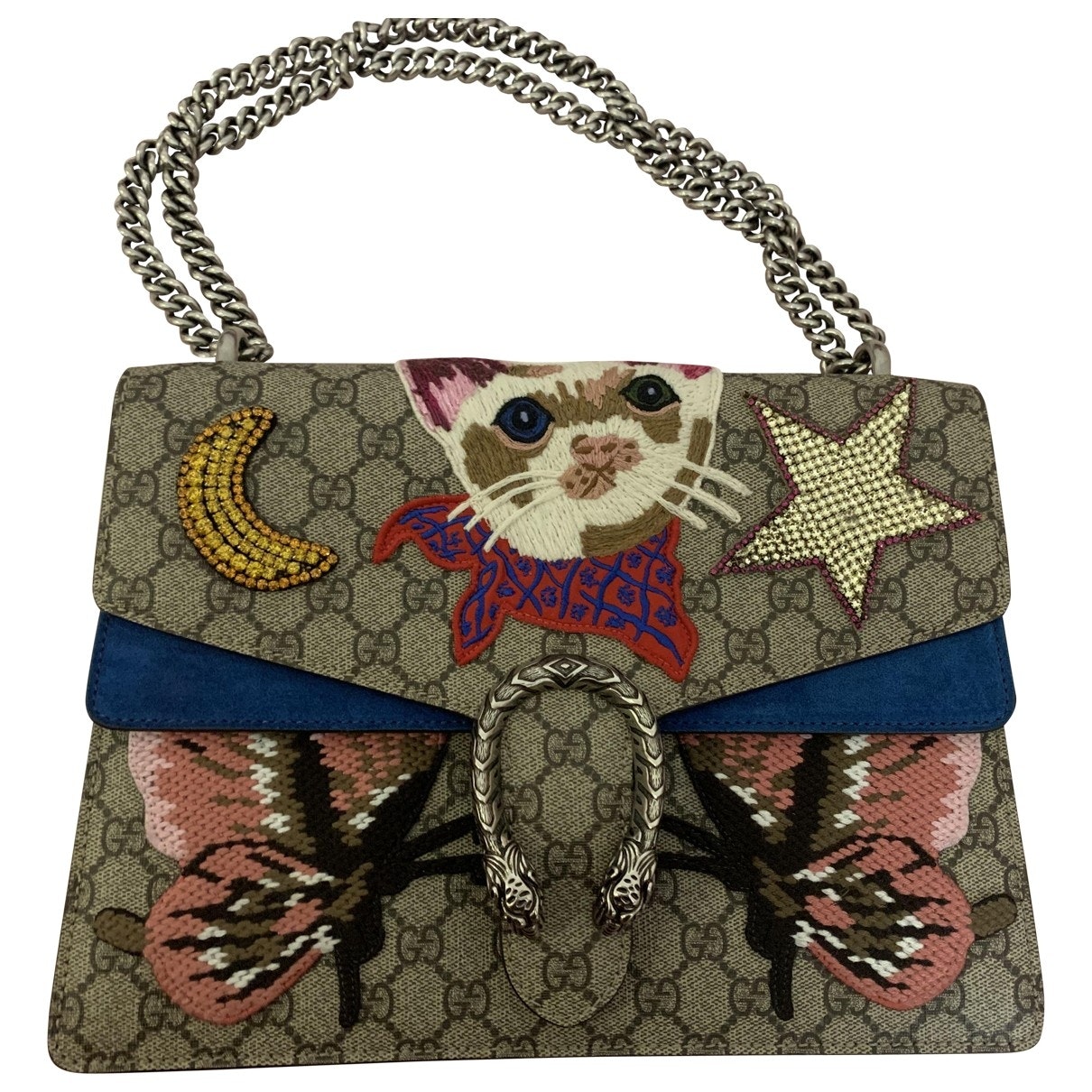 Gucci dionysus beige cloth handbag