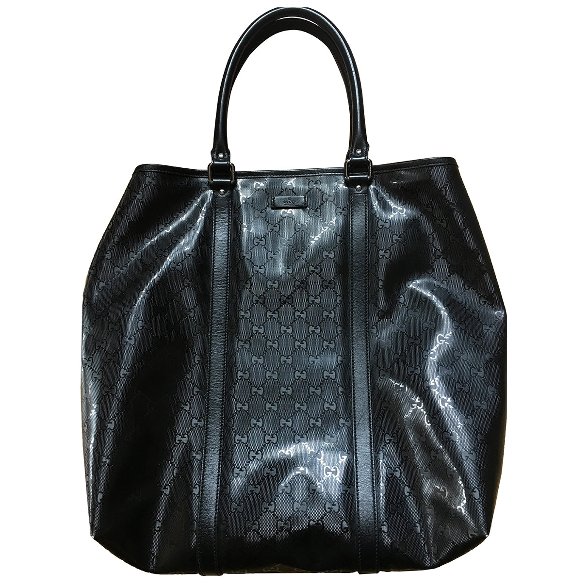 Gucci black polyester handbag
