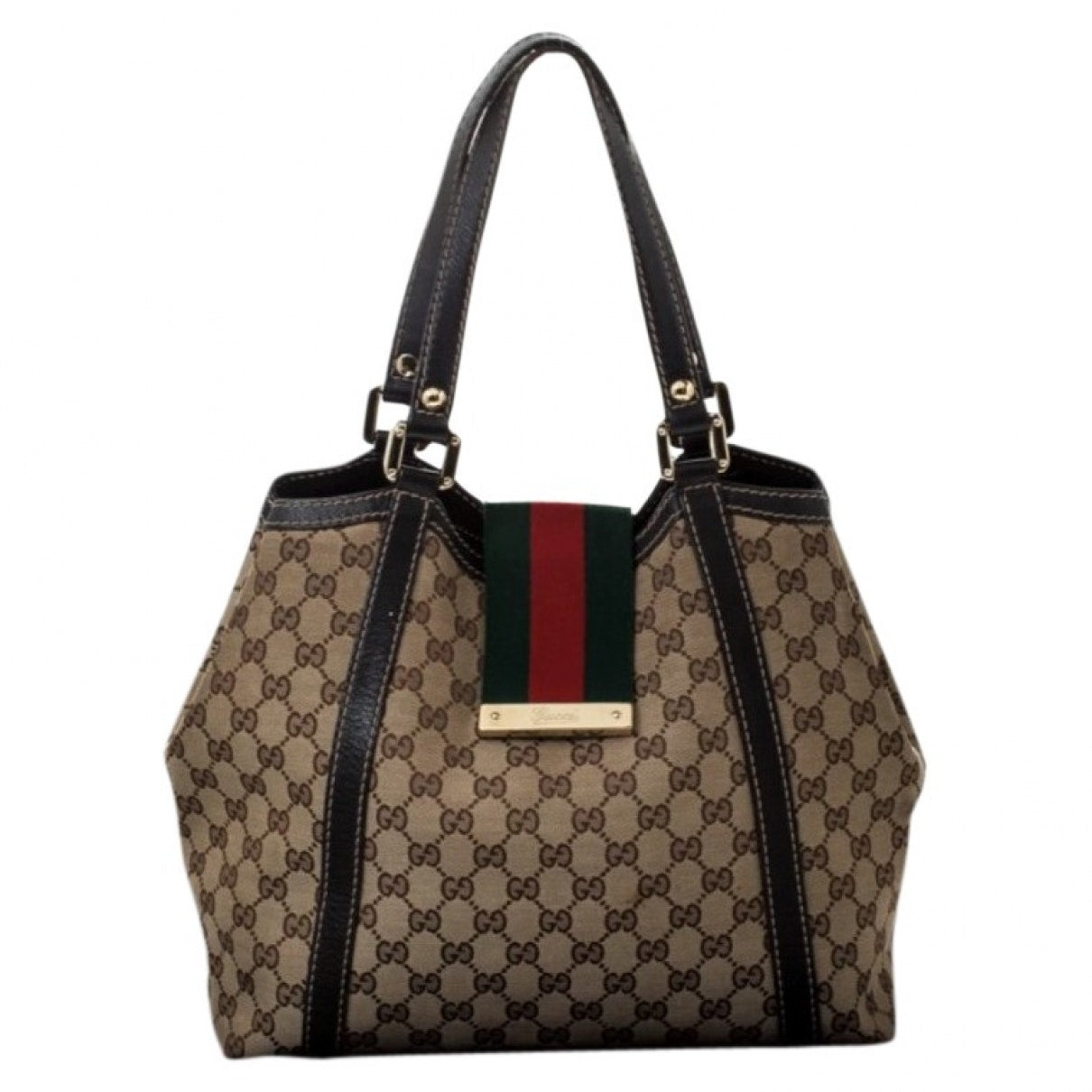 Gucci beige cloth handbag