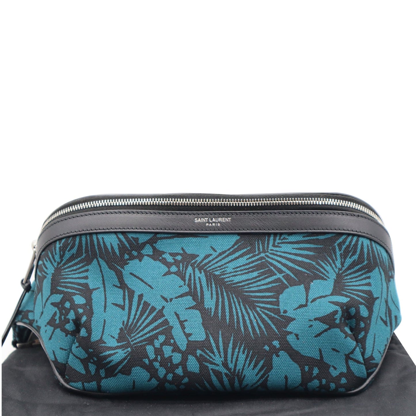 YSL Saint Laurent Yves Printed Belt Bag Leather Multicolor