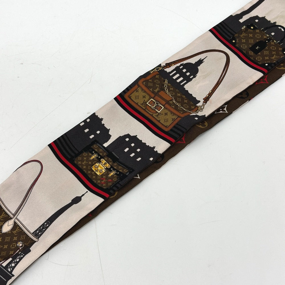 Louis Vuitton scarf M77316 silk Bando Skyline Multicolor