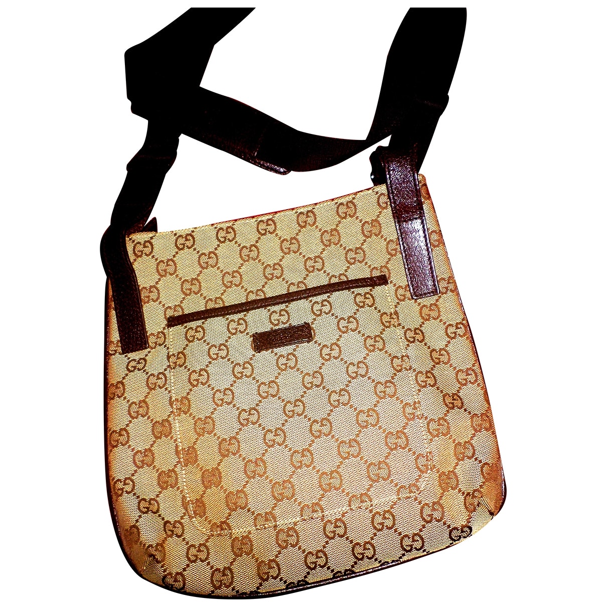 Gucci beige cloth handbag