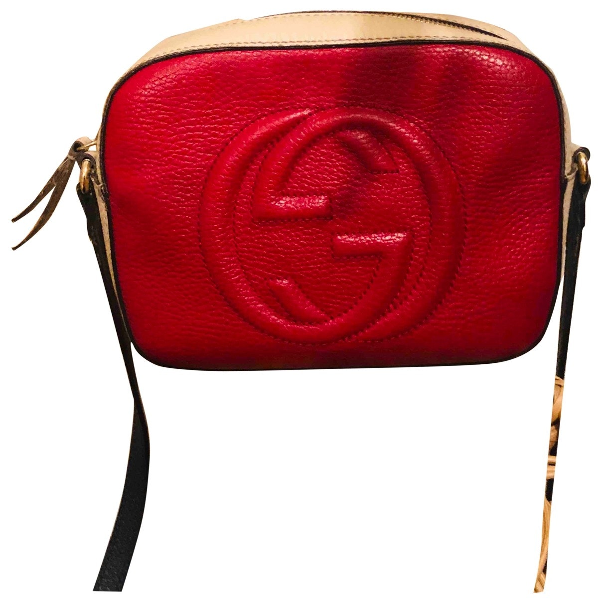 Gucci soho red leather handbag