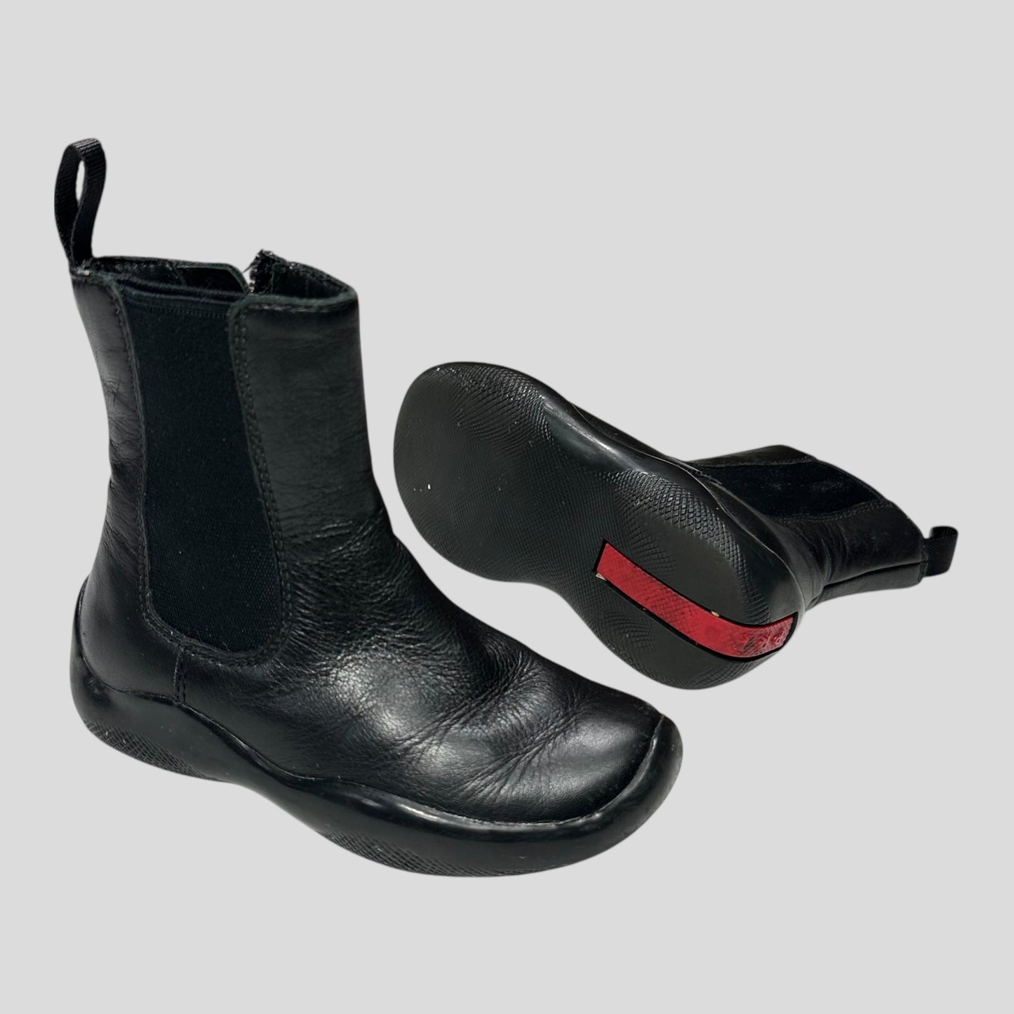 Prada Shoe Sport 00’s Boots - 23 1.5 - Leather Baby Zip Shoes