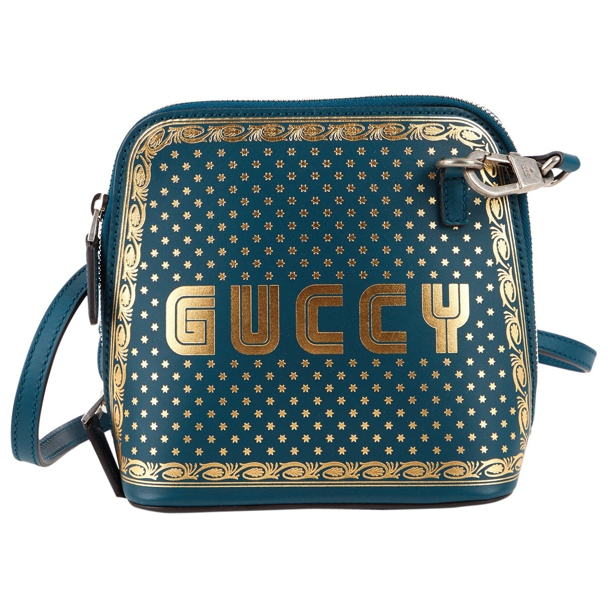 Gucci guccy minibag green leather handbag
