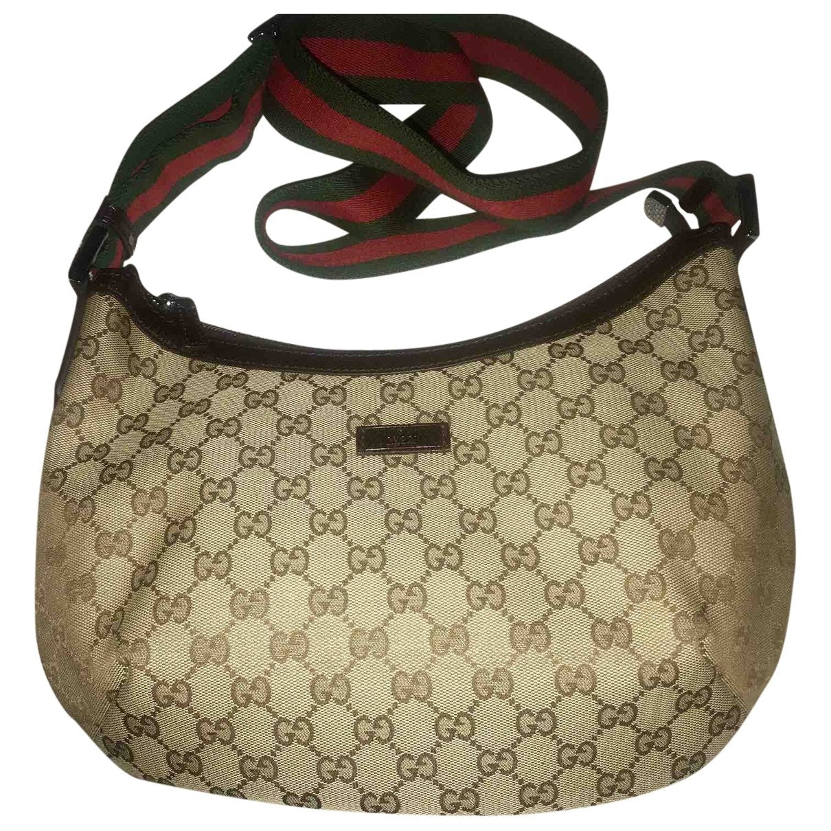 Gucci beige cloth handbag