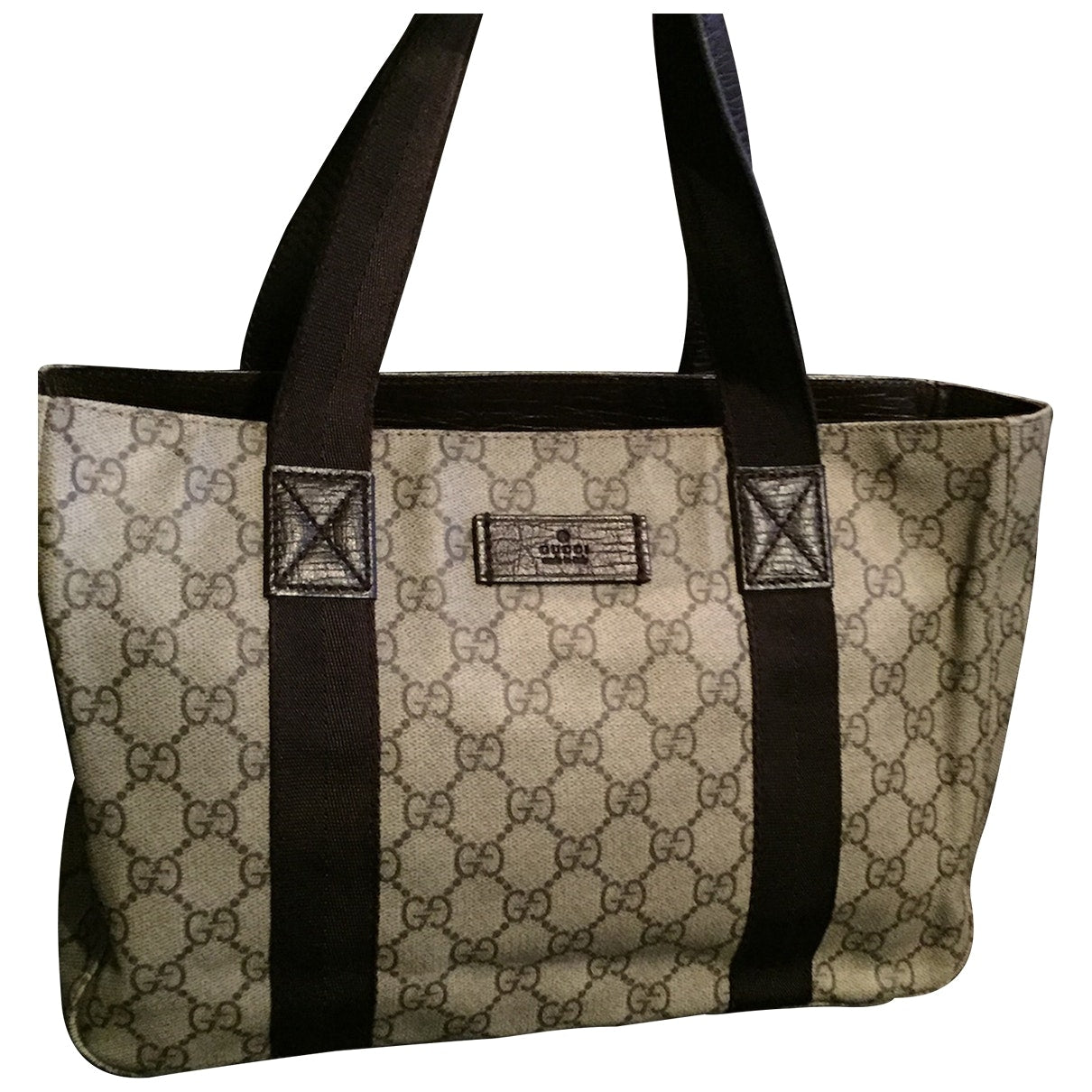 Gucci beige cloth handbag